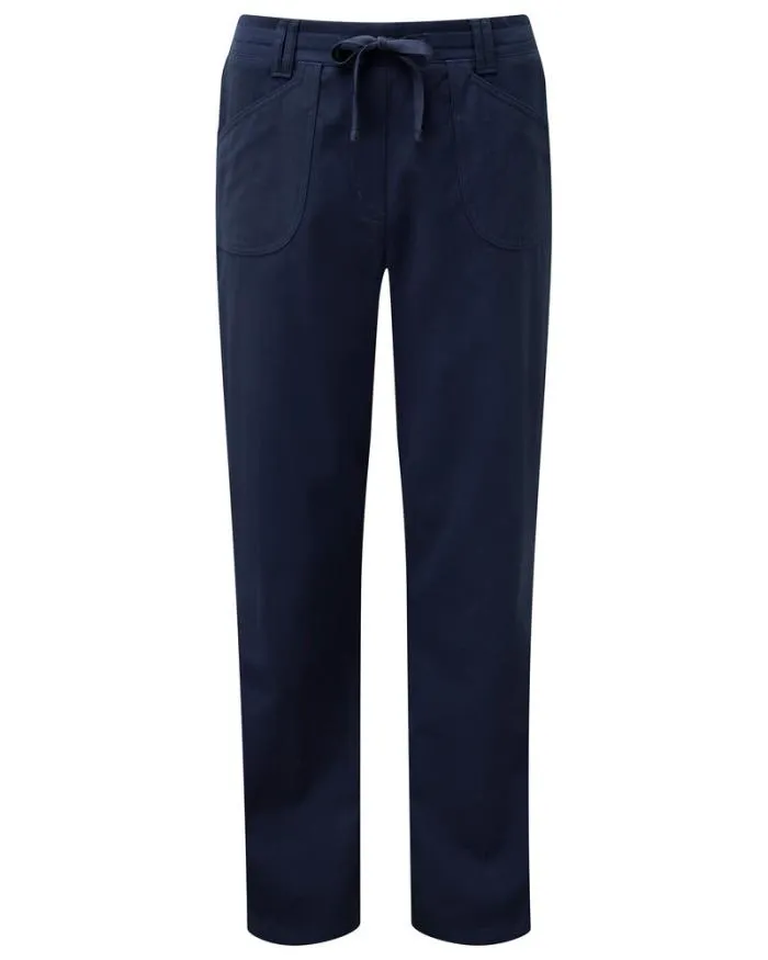 Cotton Traders Trousers Wrinkle Free Straight Leg PullOn Trousers 8211 Women