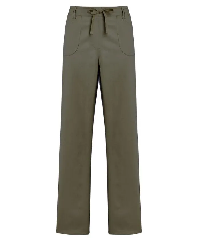 Cotton Traders Trousers Wrinkle Free Straight Leg PullOn Trousers 8211 Women