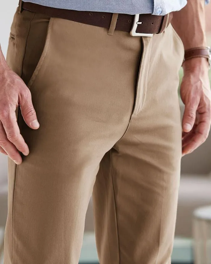 Cotton Traders Trousers Wrinkle Free Stretch Chino Trousers 8211 Men