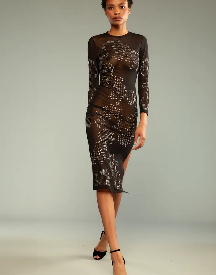 Cynthia Rowley Aaliyah Crystal Dress Women Party Shop