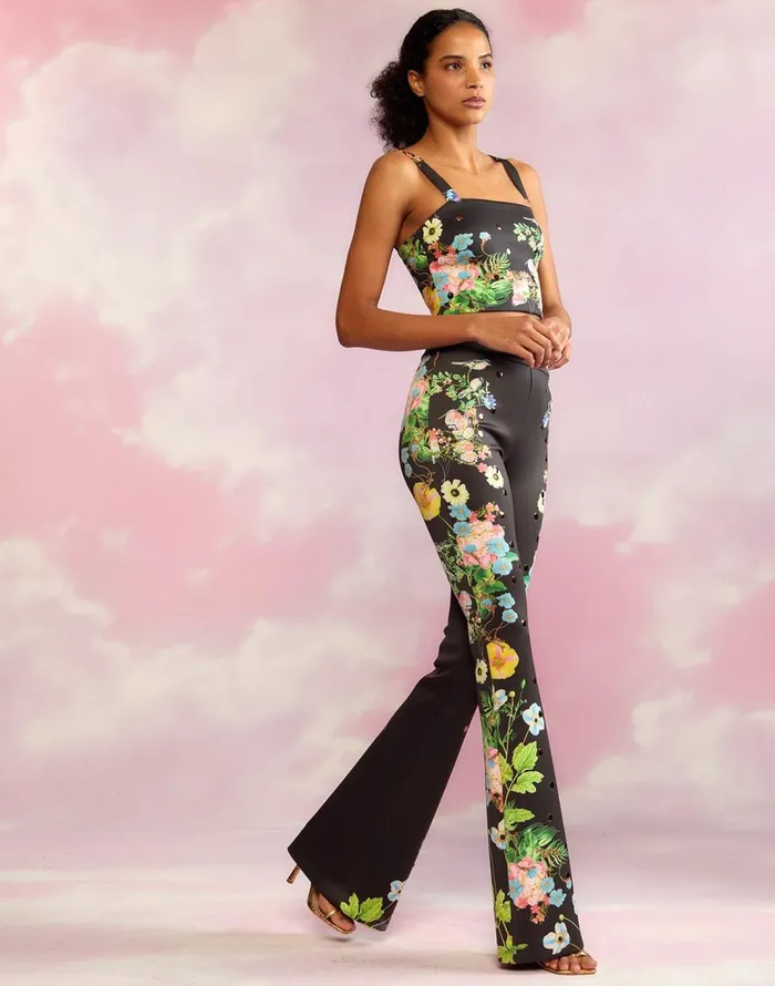 Cynthia Rowley Bonded Fit And Flare Pant Women Bottoms Cynthia Rowley Bonded Fit And Flare Pant Women Bottoms