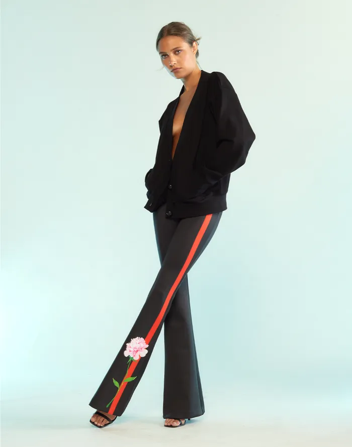 Cynthia Rowley Bonded Fit And Flare Pant Women Bottoms Cynthia Rowley Bonded Fit And Flare Pant Women Bottoms