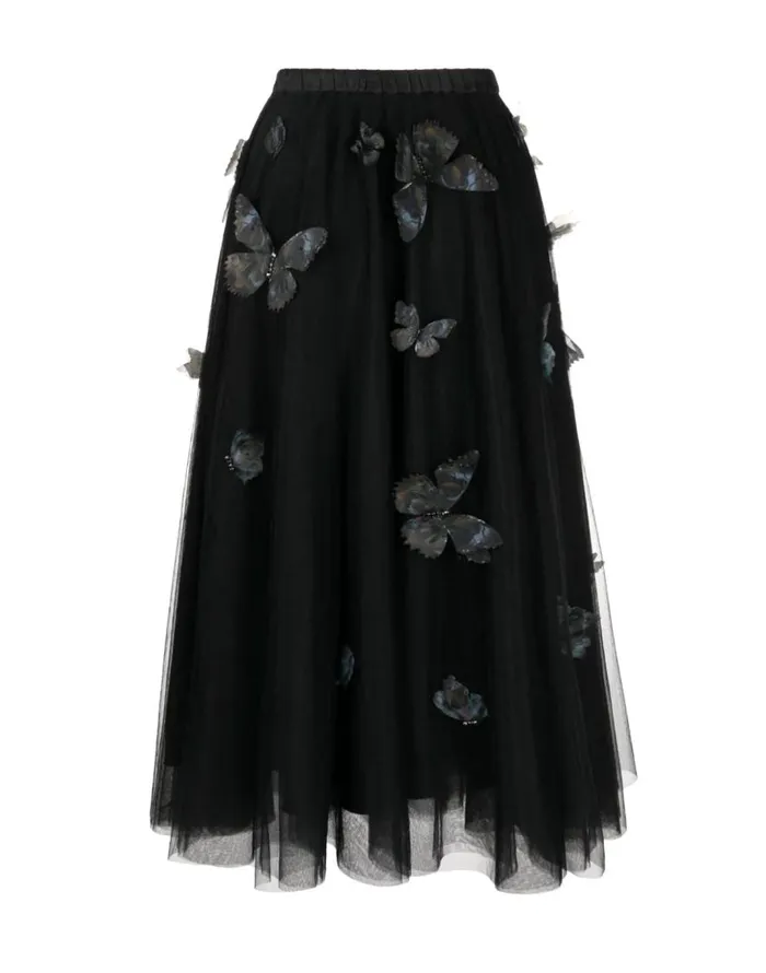 Cynthia Rowley Butterfly Tulle Skirt Women Bottoms Cynthia Rowley Butterfly Tulle Skirt Women Bottoms