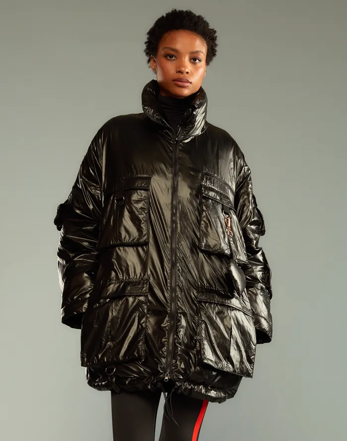 Cynthia Rowley Cargo Pocket Puffer Coat Women Jackets and Coats Cynthia Rowley Cargo Pocket Puffer Coat Women Jackets and Coats
