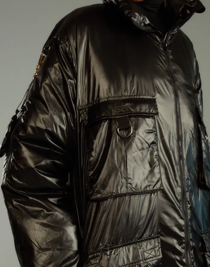 Cynthia Rowley Cargo Pocket Puffer Coat Women Jackets and Coats Cynthia Rowley Cargo Pocket Puffer Coat Women Jackets and Coats