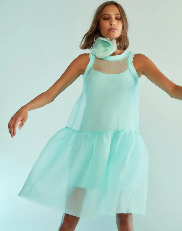 Cynthia Rowley Chloe Organza Dress Women Dresses Cynthia Rowley Chloe Organza Dress Women Dresses