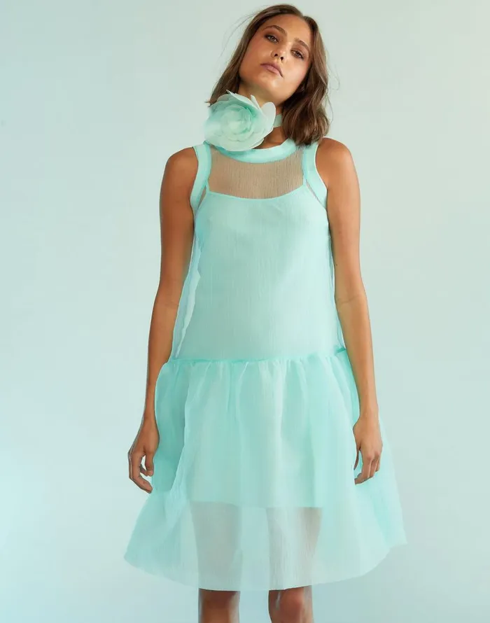 Cynthia Rowley Chloe Organza Dress Women Dresses Cynthia Rowley Chloe Organza Dress Women Dresses