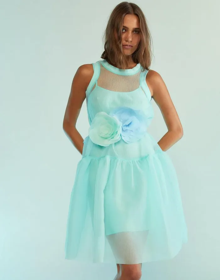 Cynthia Rowley Chloe Organza Dress Women Dresses Cynthia Rowley Chloe Organza Dress Women Dresses
