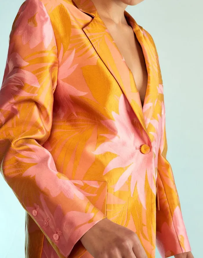 Cynthia Rowley Harper Jacquard Blazer Women Tops Cynthia Rowley Harper Jacquard Blazer Women Tops