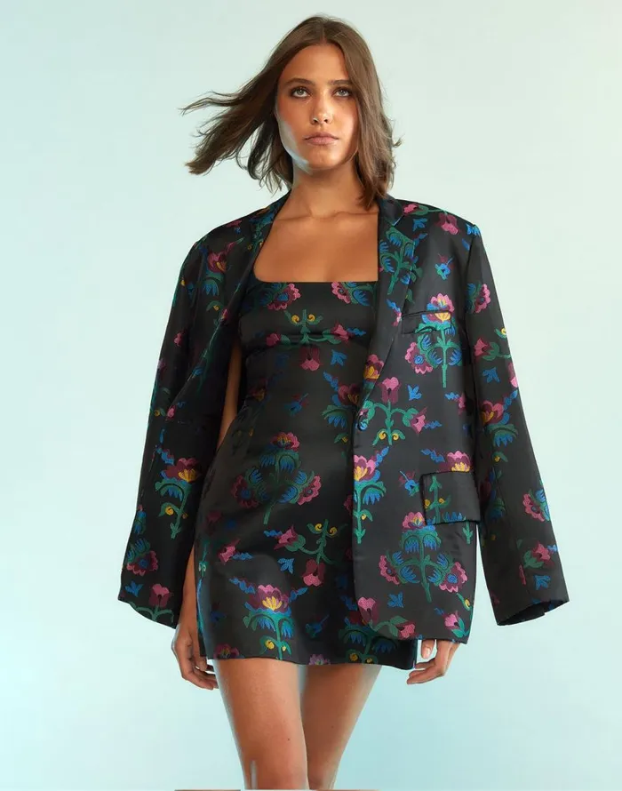 Cynthia Rowley Harper Jacquard Dress Women Dresses Cynthia Rowley Harper Jacquard Dress Women Dresses