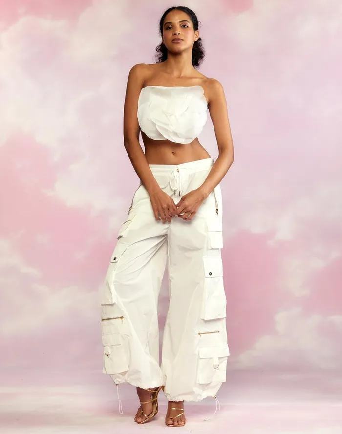 Cynthia Rowley Kim Cargo Pant Women Bottoms