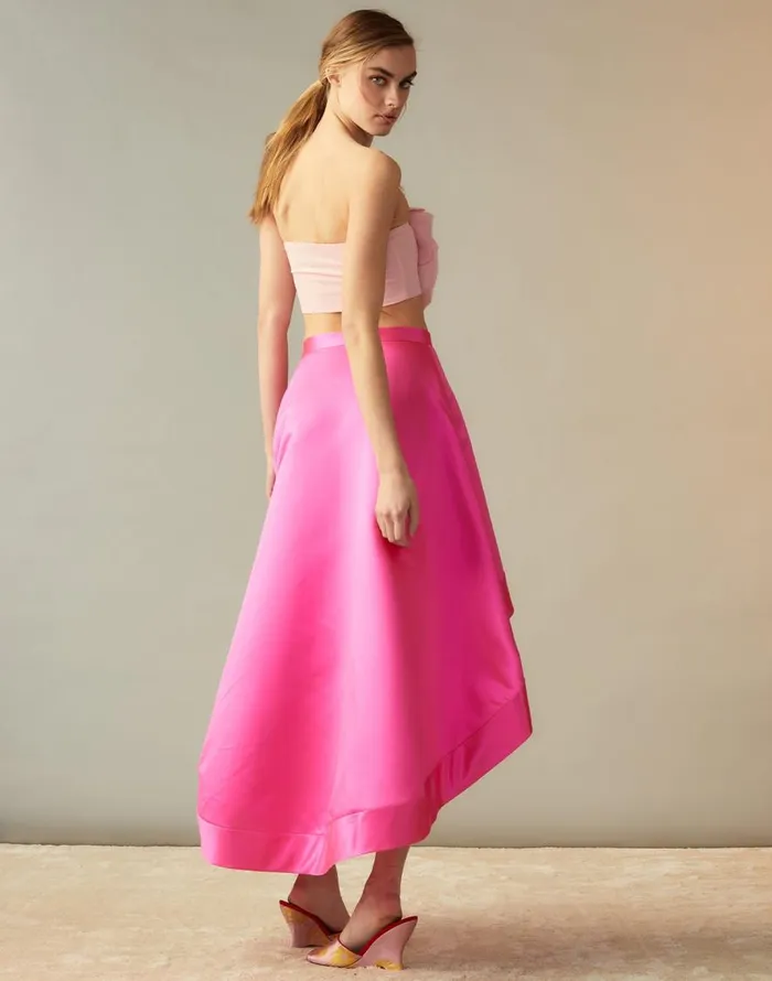 Cynthia Rowley Livia Satin Skirt Women Bottoms