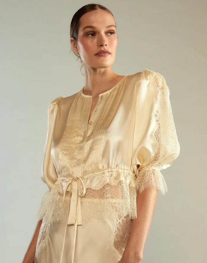 Cynthia Rowley Lure Lace Blouse Women Tops Cynthia Rowley Lure Lace Blouse Women Tops