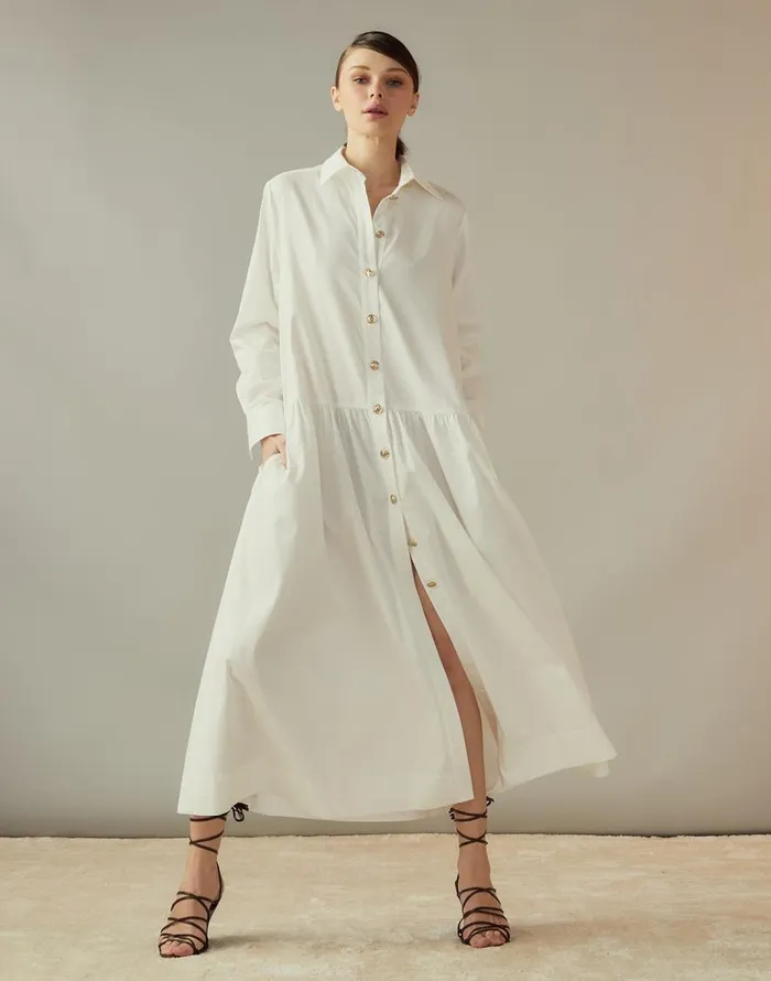 Cynthia Rowley Perennial Shirt Dress Women Dresses Cynthia Rowley Perennial Shirt Dress Women Dresses