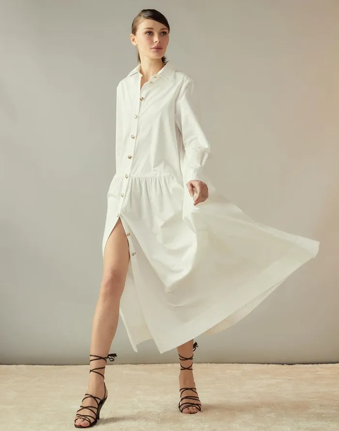 Cynthia Rowley Perennial Shirt Dress Women Dresses Cynthia Rowley Perennial Shirt Dress Women Dresses