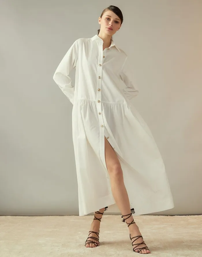 Cynthia Rowley Perennial Shirt Dress Women Dresses Cynthia Rowley Perennial Shirt Dress Women Dresses