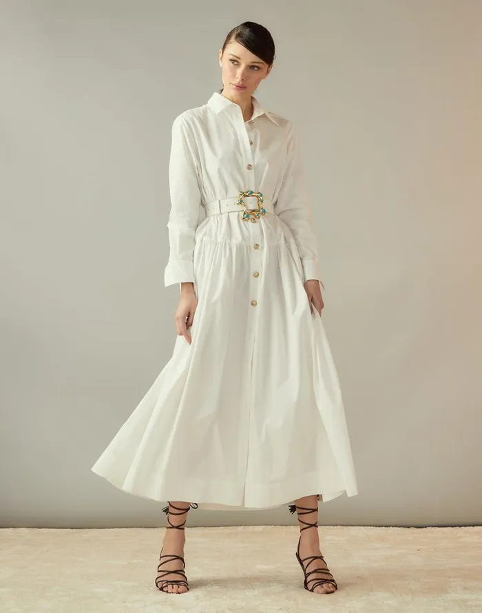 Cynthia Rowley Perennial Shirt Dress Women Dresses Cynthia Rowley Perennial Shirt Dress Women Dresses