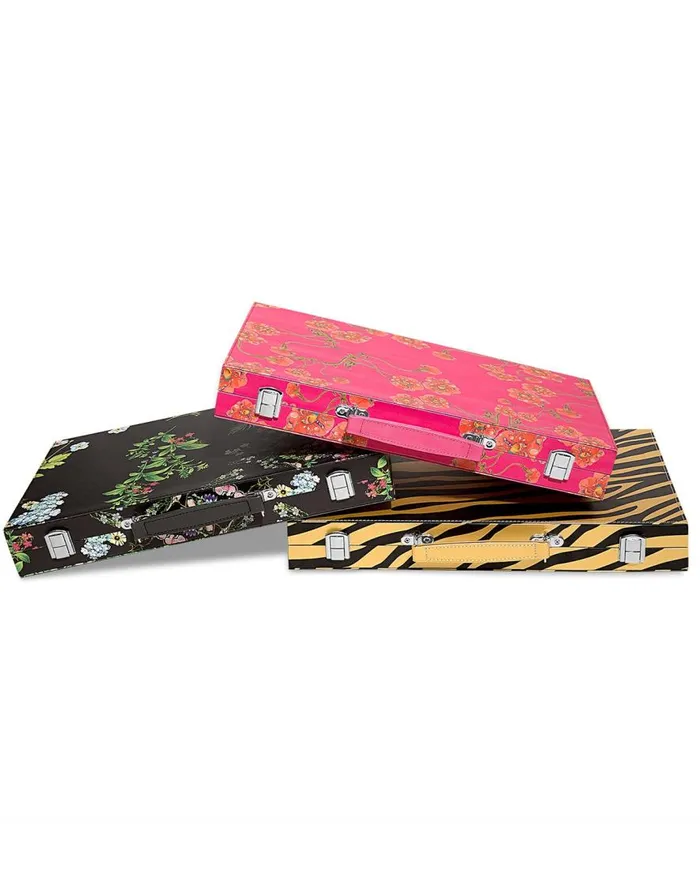 Cynthia Rowley Vegan Leather Backgammon Set Women Sport Cynthia Rowley Vegan Leather Backgammon Set Women Sport