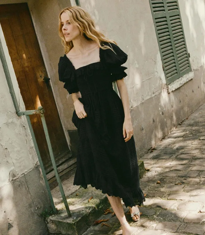 DEN Dresses Women Izabal Dress Navy