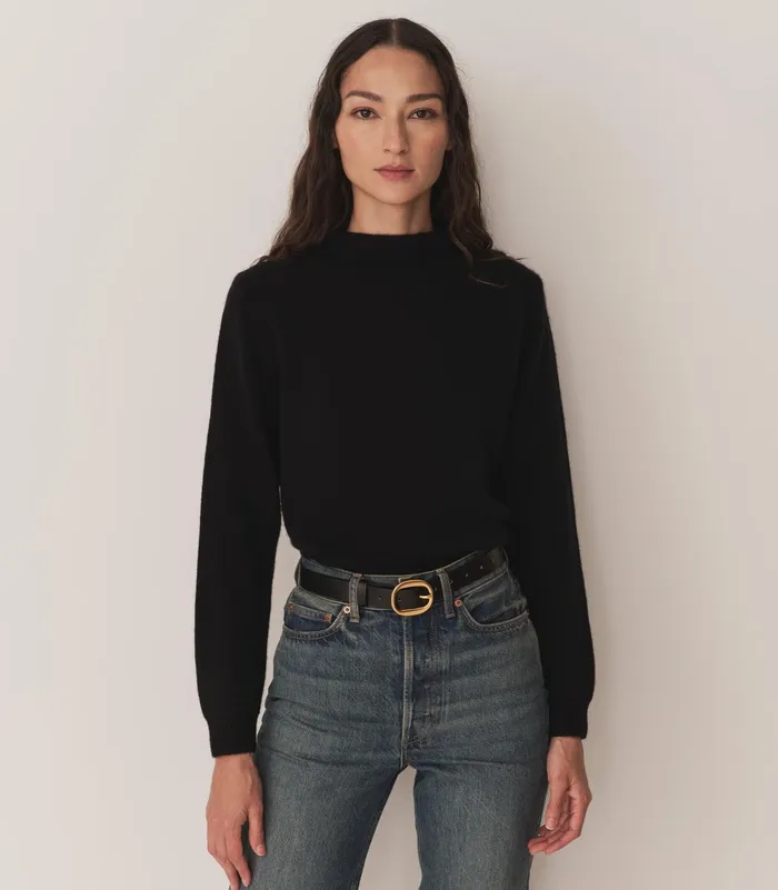 DEN Knitwear Women Maire Sweater Black