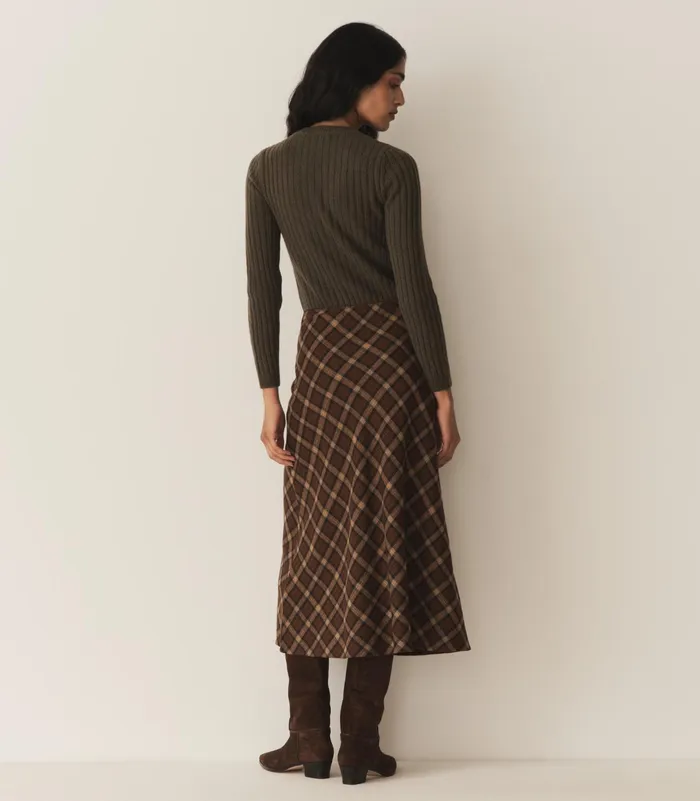 DEN Skirts Women Elowen Skirt Cornwall Plaid DEN Skirts Women Elowen Skirt Cornwall Plaid
