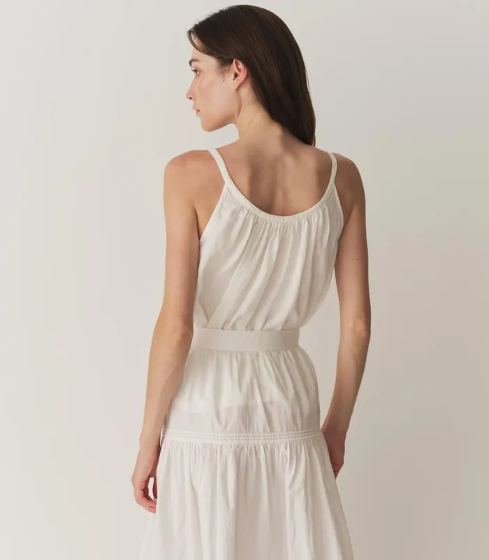 DEN Tops Women Nalina Linen Top Salt DEN Tops Women Nalina Linen Top Salt