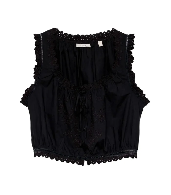 DEN Tops Women Traveler Top Black DEN Tops Women Traveler Top Black