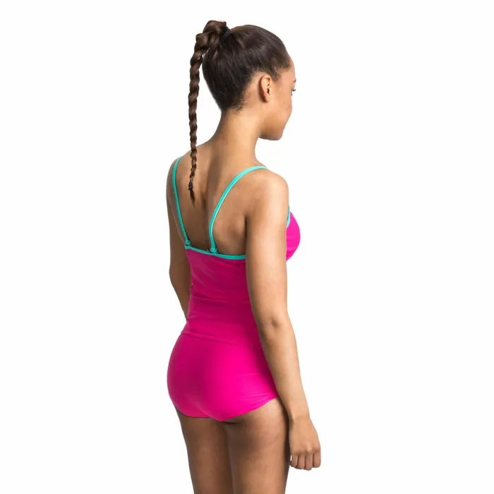 Darcie Tankini Top Pink Lady Women Trespass Swimwear