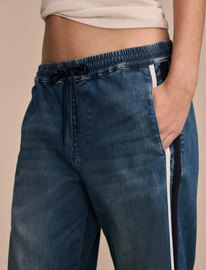 Denim Track Pants Bona Fide Wash Women Lucky Brand Pants