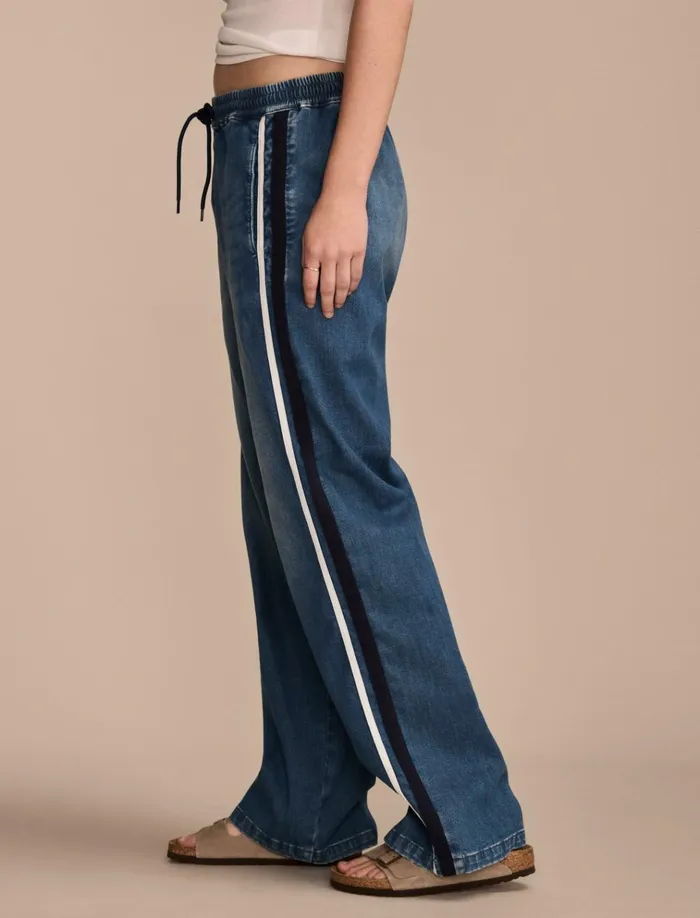 Denim Track Pants Bona Fide Wash Women Lucky Brand Pants