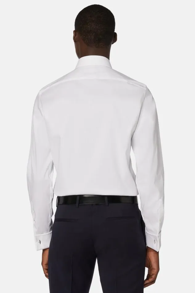 Dress Shirts Men Boggi Milano Stretch PPoint DCuff Windsor Collar Shirt Slim F White Dress Shirts Men Boggi Milano Stretch PPoint DCuff Windsor Collar Shirt Slim F White
