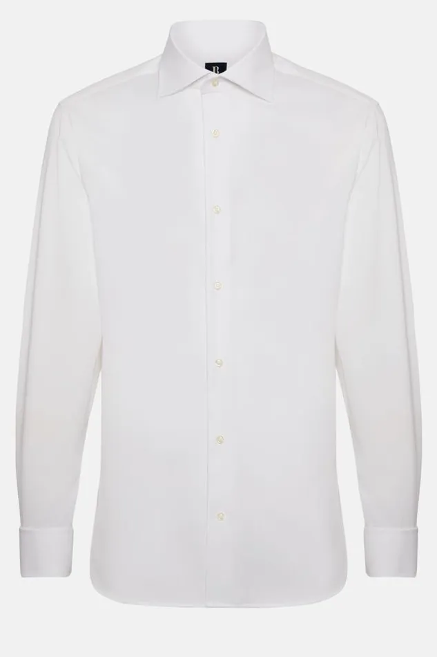 Dress Shirts Men Boggi Milano Stretch PPoint DCuff Windsor Collar Shirt Slim F White Dress Shirts Men Boggi Milano Stretch PPoint DCuff Windsor Collar Shirt Slim F White