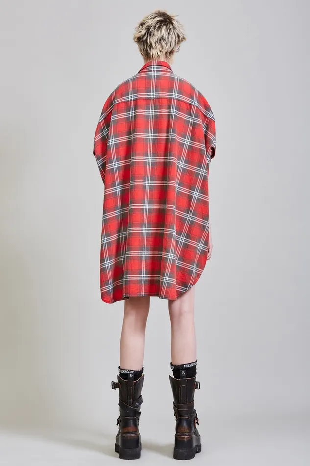 Dresses R13 Women Plaid Oversized Boxy Dress