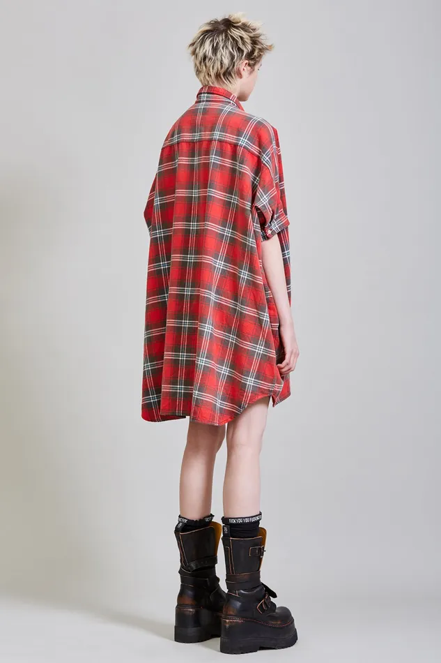 Dresses R13 Women Plaid Oversized Boxy Dress