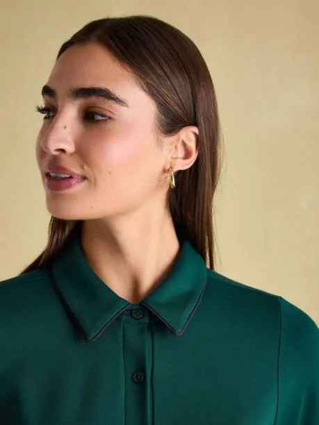 Dresses Women Joules Green Long Sleeve Jersey Ponte Dress