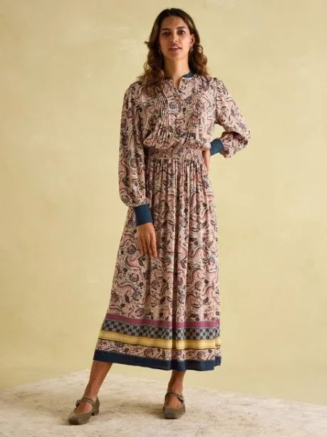 Dresses Women Joules Multi Printed Maxi Shirt Dress