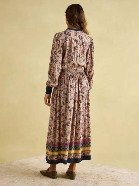 Dresses Women Joules Multi Printed Maxi Shirt Dress