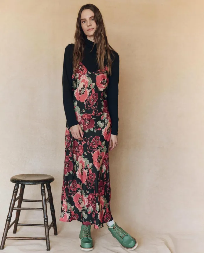 Dresses Women The Great The Savannah Dress Charming Rose Dresses Women The Great The Savannah Dress Charming Rose