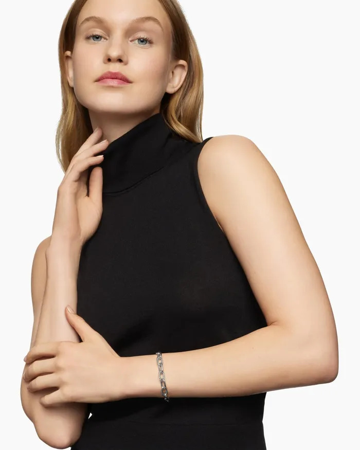 DY Madison Chain Bracelet In Sterling Silver 85mm Women David Yurman Chain DY Madison Chain Bracelet In Sterling Silver 85mm Women David Yurman Chain