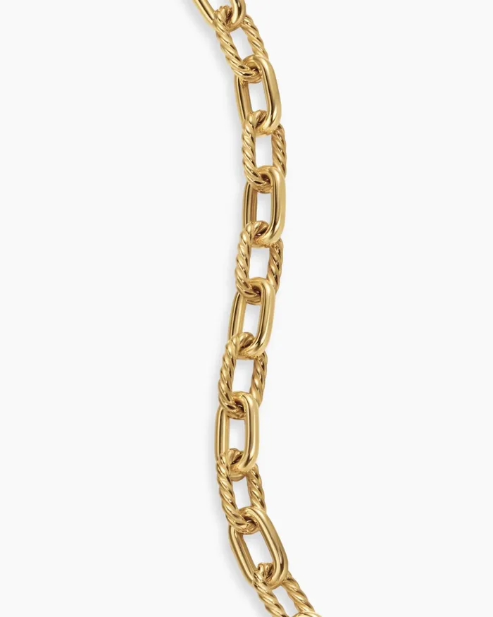 DY Madison Toggle Chain Bracelet In 18K Yellow Gold 55mm Women David Yurman Chain DY Madison Toggle Chain Bracelet In 18K Yellow Gold 55mm Women David Yurman Chain