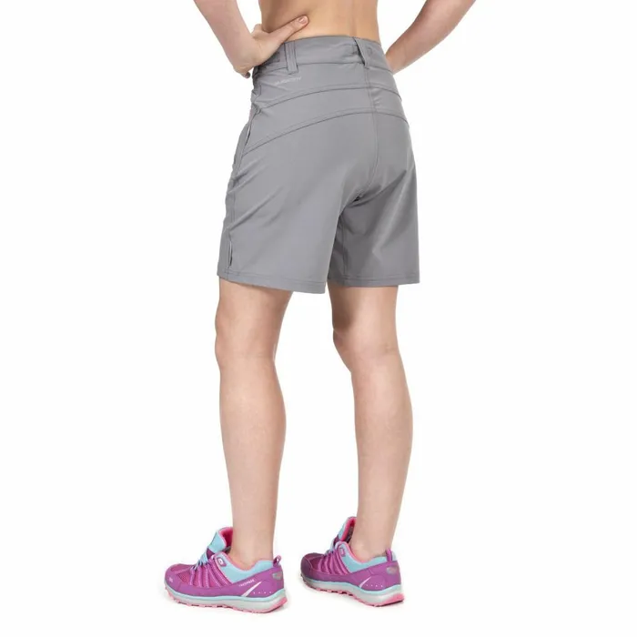 Edgar Dual Layer Quick Dry Cycling Shorts Storm Grey Women Trespass Shorts
