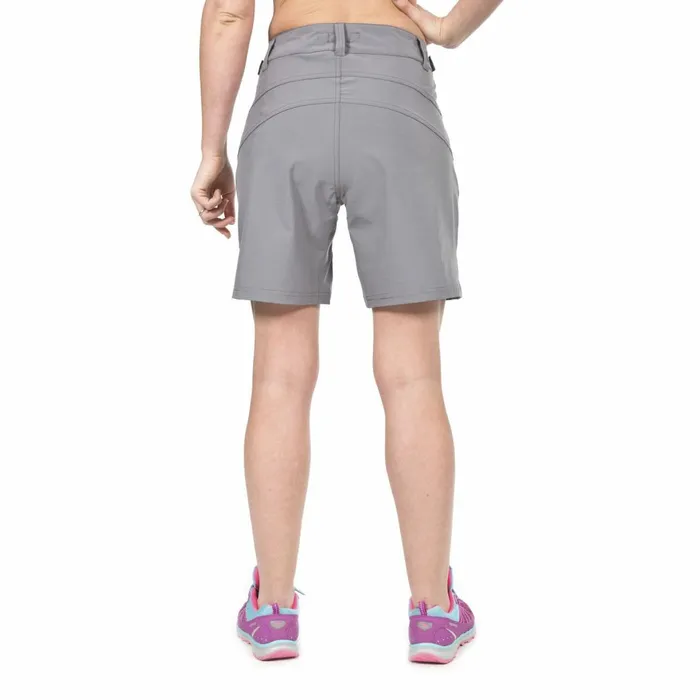 Edgar Dual Layer Quick Dry Cycling Shorts Storm Grey Women Trespass Shorts