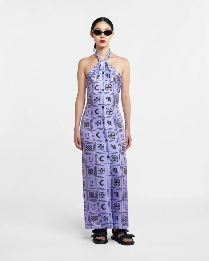 Elima Kopjafa Lilac Women Nanushka Dresses