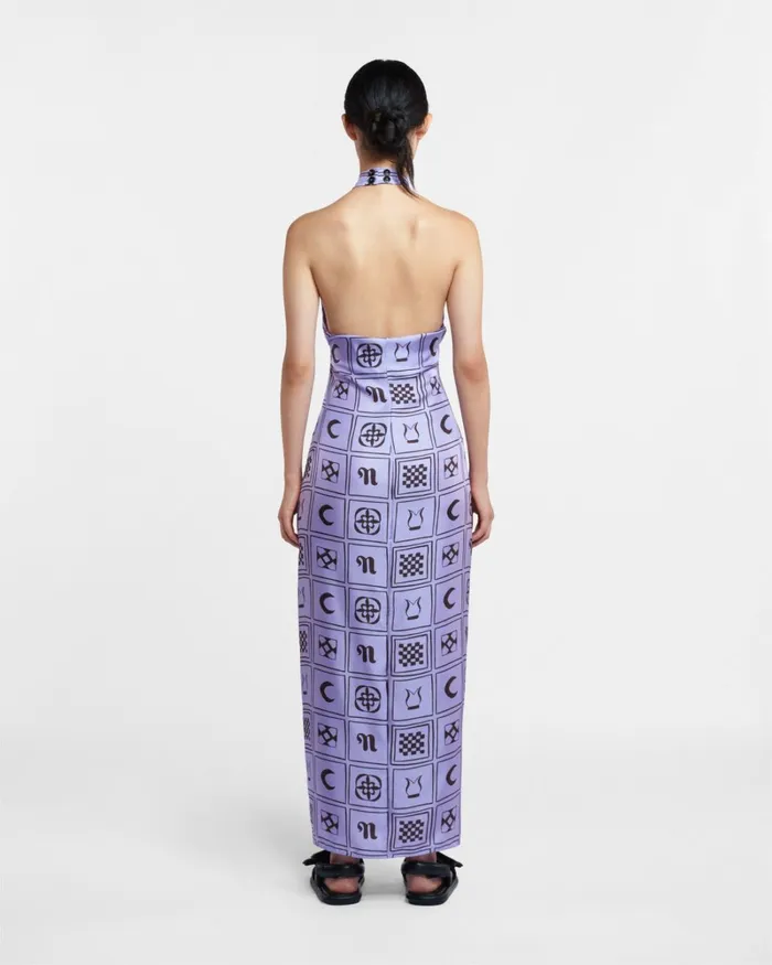 Elima Kopjafa Lilac Women Nanushka Dresses