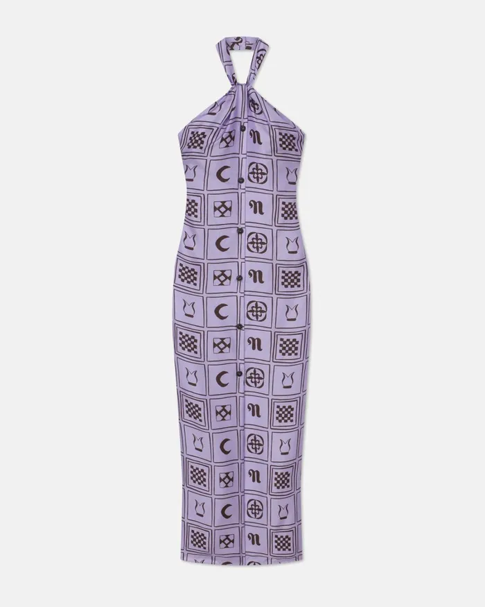 Elima Kopjafa Lilac Women Nanushka Dresses