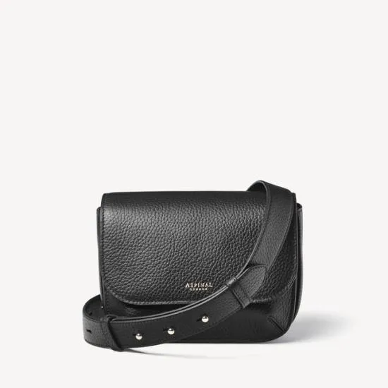 Ella Bag Black Pebble Women Aspinal Of London Shoulder