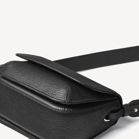 Ella Bag Black Pebble Women Aspinal Of London Shoulder