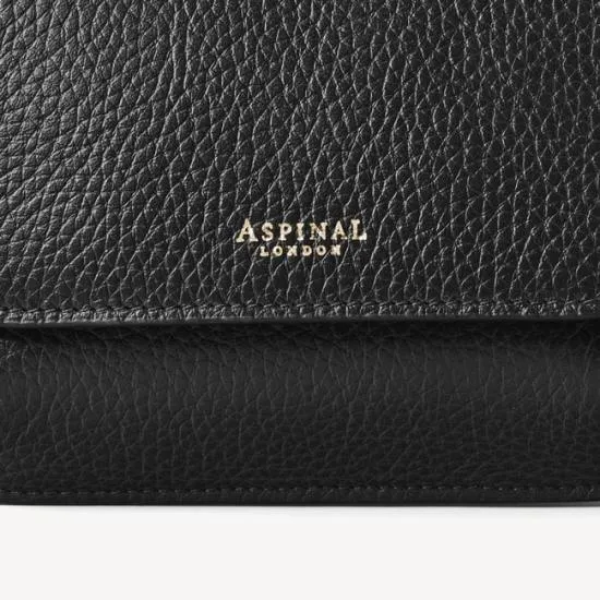 Ella Bag Black Pebble Women Aspinal Of London Shoulder