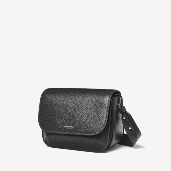 Ella Bag Black Pebble Women Aspinal Of London Shoulder