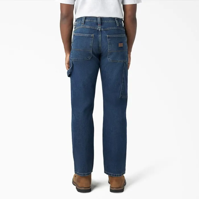 FLEX Relaxed Fit Double Knee Jeans Medium Denim Wash Medium Denim Wash mwi Men Dickies Jeans